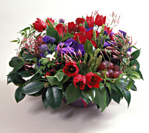 Fruit and Flower Centerpiece