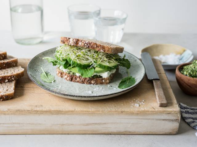 Sourdough Greens Sandwich