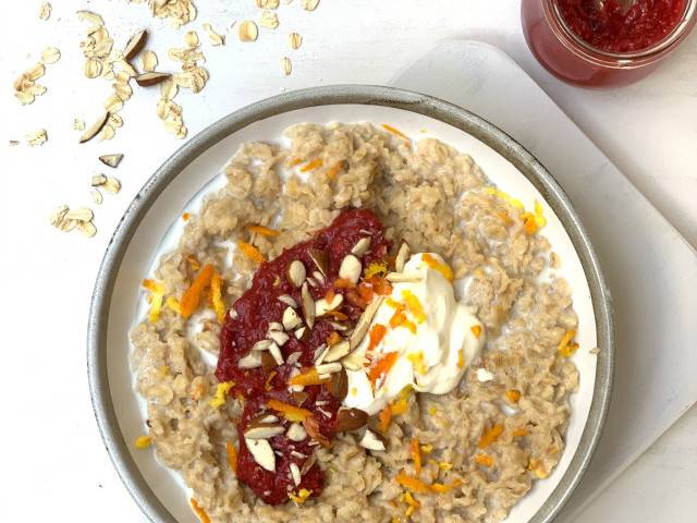 Blood Orange Porridge