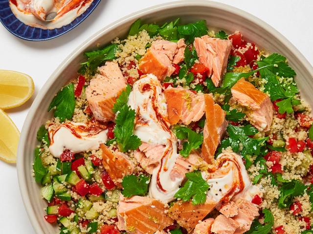 Smoked Salmon Couscous Salad