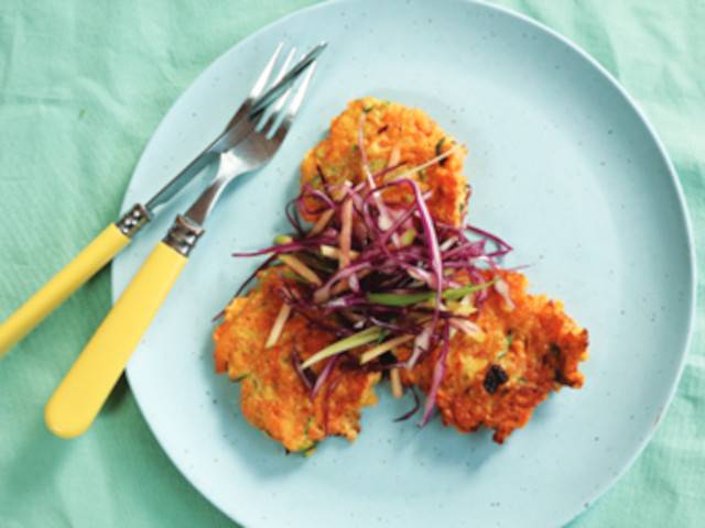 Sweet Potato & Zucchini Fritters