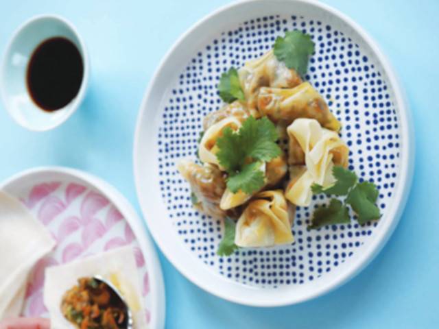 Steamed Vegetarian Dumplings