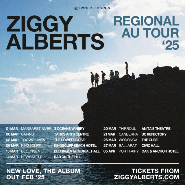 Ziggy Alberts announces regional Australian Tour in support of 'New Love'