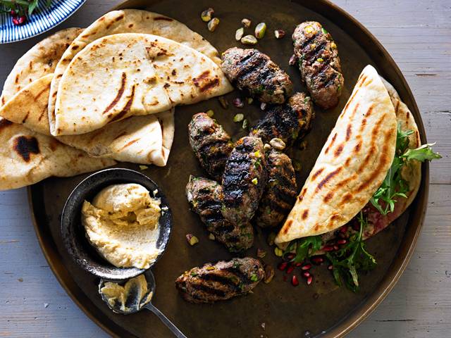 Spiced Lamb and Pistachio Koftas