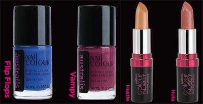 Australis Colour Inject Mineral Lipstick and Nail Colour