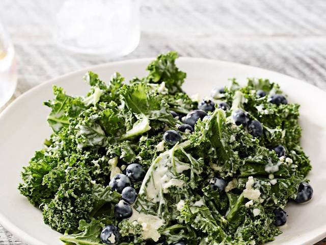 Blueberry and Kale Salad