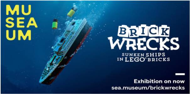 Brickwrecks - Sunken Ships in Lego Bricks exhibition