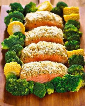 Parmesan Crusted Salmon