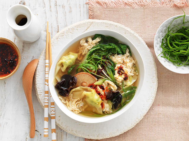 Egg Drop Wonton Soup Recipe