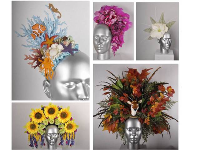 Quirky Spring Racing Headwear