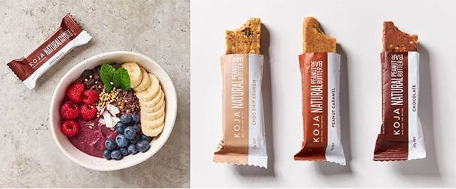 KOJA Natural Peanut Butter Bars