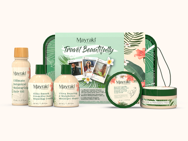 Mayraki Hair Glowing Travel Kit 5-in-1