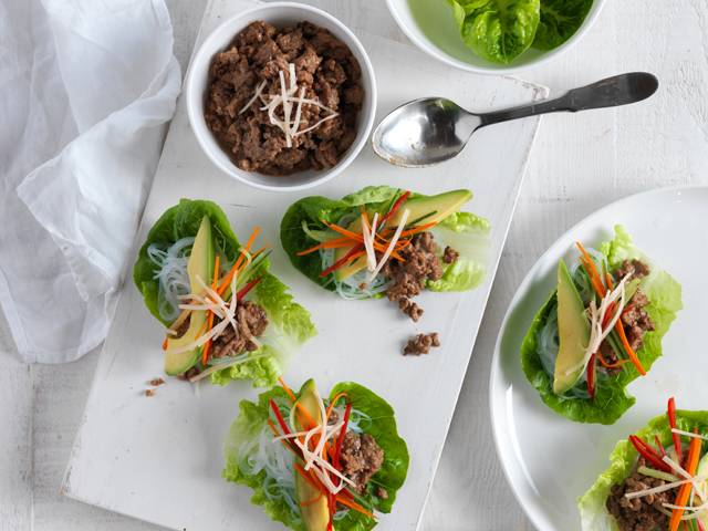 Japanese-Style Lettuce Wraps