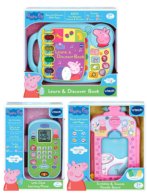 vtech peppa pig learn & discover book