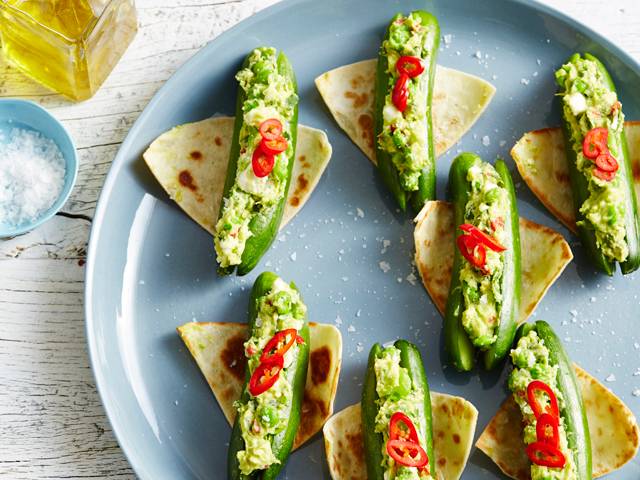 Guacamole Qukes Baby Cucumbers Tortillas