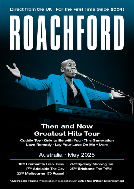 Roachford Announces 'Then and Now Greatest Hits' Australian Tour