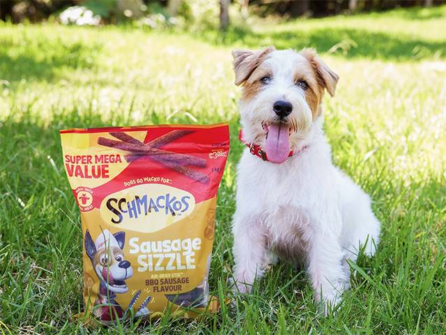 Win Paw-some SCHMACKOS Sausage Sizzle STIX for your pooch!