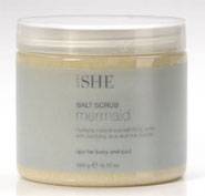 She Cosmetics Mermaid Body Salt Scrub & Mango Orange Body Wash