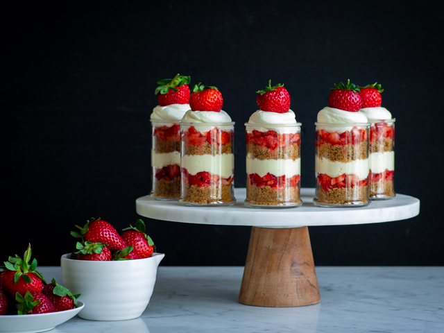 Strawberries & Cream Cups