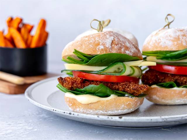 20 Minute Veal Schnitzel Sliders