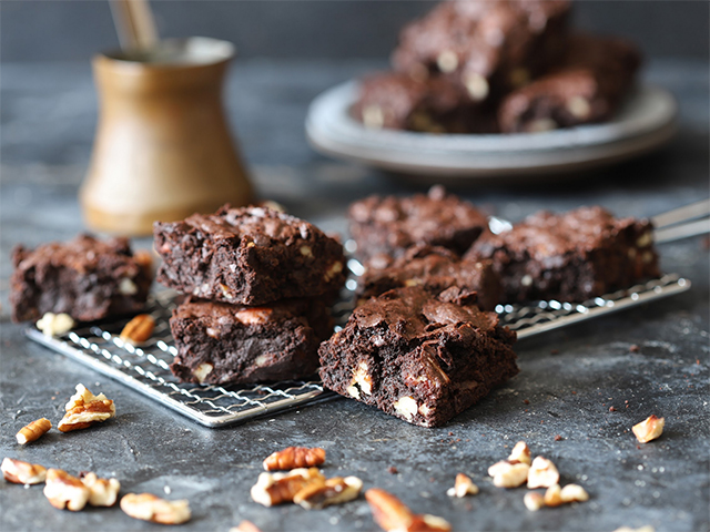 Choc Walnut & Lentil Brownies Recipe