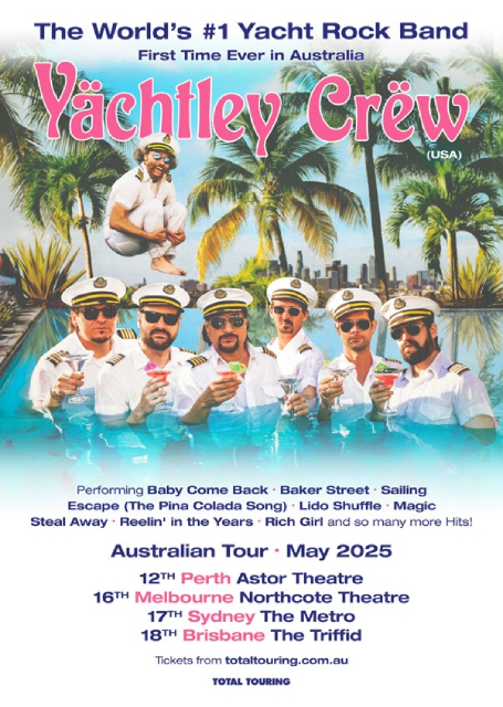 The World's #1 Yacht Rock Band Announce May 2025 Australian Tour